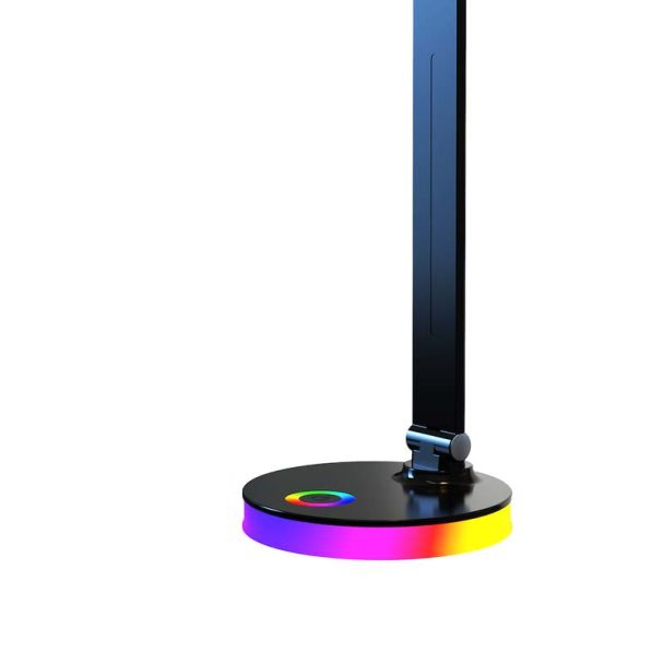 MILAGRO ML1628 Lampka biurkowa Bruno Black 5W LED RGB
