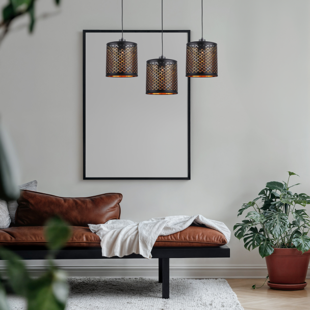 MILAGRO ML1801 Lampa wisząca MORGAN 3xE27