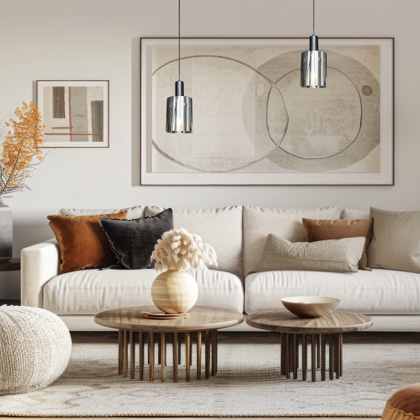 MILAGRO ML1818 Lampa wisząca Arcadia Black 1xE27