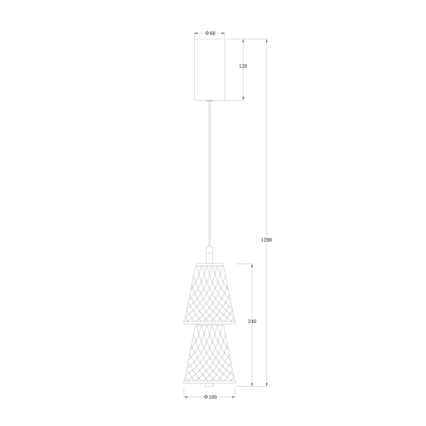 MILAGRO ML1820 Lampa wisząca SANSA 5W LED