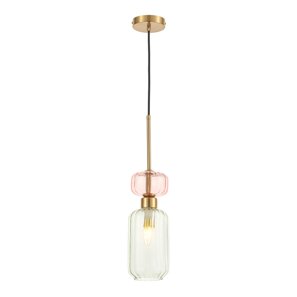 MILAGRO ML1824 Lampa wisząca MOLLY GREEN 1xE14