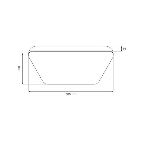 MILAGRO ML1838 Plafon NEMO Chrome 36W LED