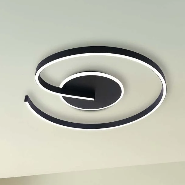 MILAGRO ML1848 Lampa sufitowa LORENZO BLACK 22W LED