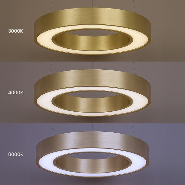 MILAGRO ML1867 Lampa wisząca Union Gold 40W LED 3000-4000-6000K