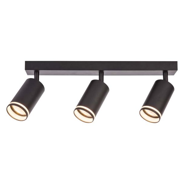 MILAGRO ML2071 Oprawa Pipe Ring Spot Czarny 3xGU10
