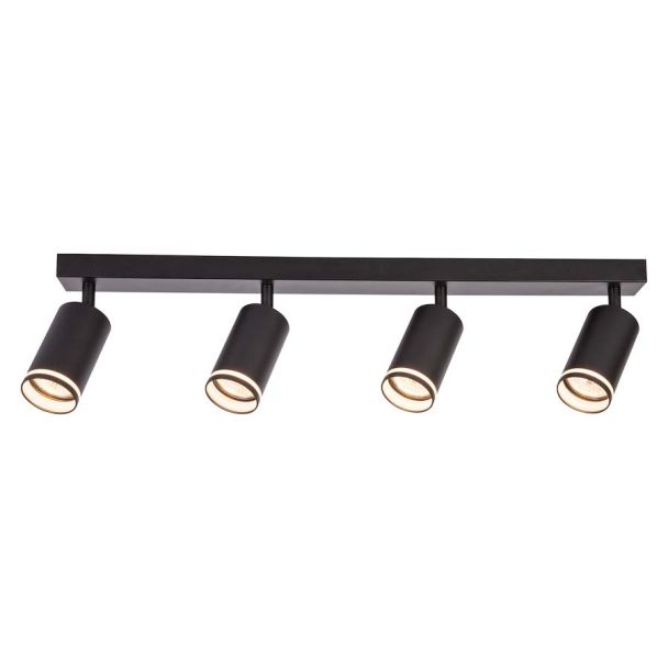 MILAGRO ML2073 Oprawa Pipe Ring Spot Czarny 4xGU10