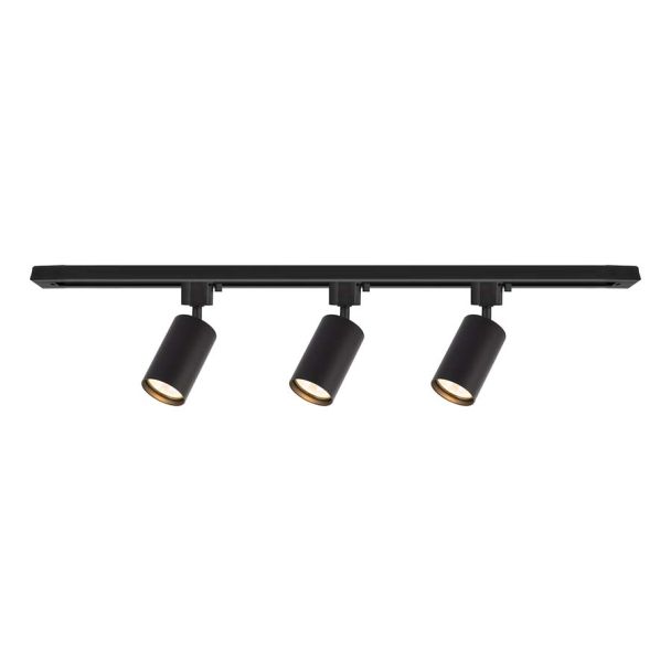 MILAGRO ML2126 Zestaw Oprawa Tiger Track Czarny 3xGU10 1m