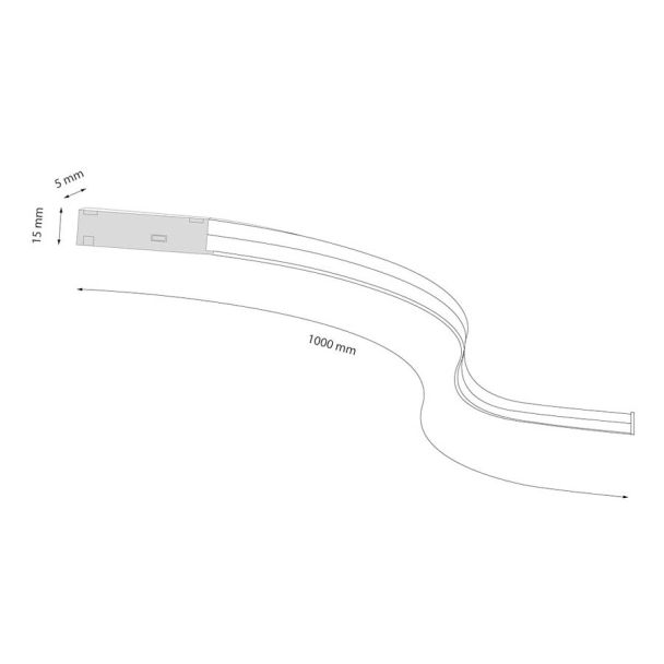 MILAGRO ML2152 Magnetic track line 5mm 10W 4000K