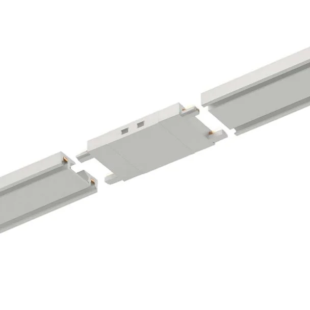 MILAGRO ML2216 Slim Magnetic Track Biały Łącznik Szyn Prosty