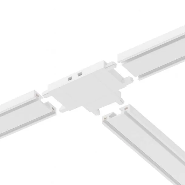 MILAGRO ML2220 Slim Magnetic Track Biały Łącznik Szyn T