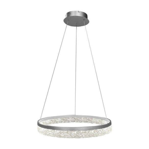 MILAGRO ML2242 Lampa wisząca GALA SILVER 25W LED