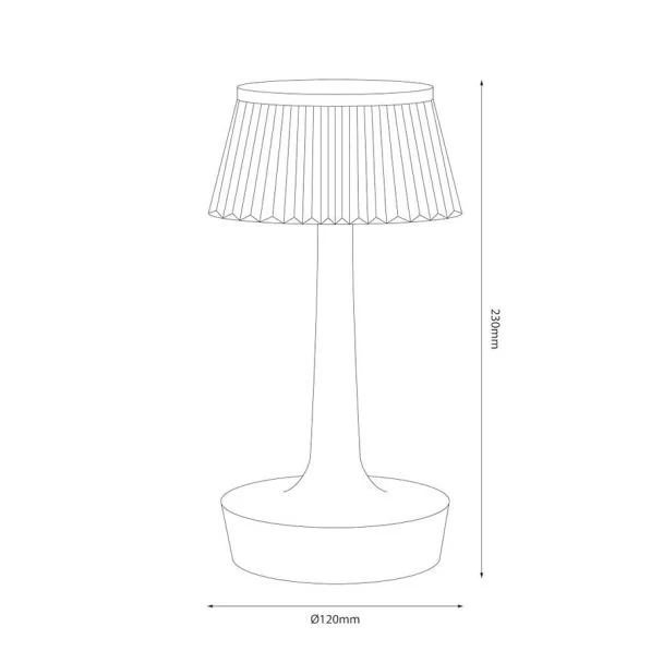 MILAGRO ML2288 Lampka nocna EASY Black