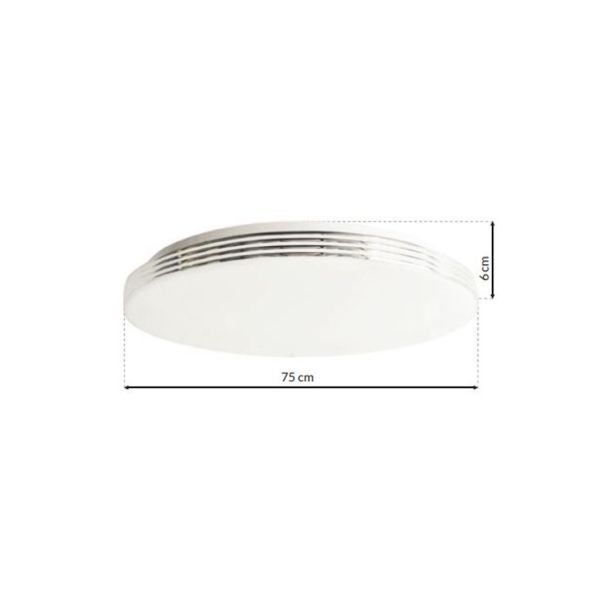 MILAGRO ML3703 Plafon SIENA 80W LED Ø750 mm + pilot