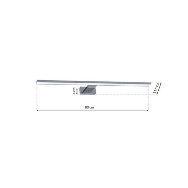MILAGRO ML3809 Kinkiet SHINE CHROME 80cm 15W LED
