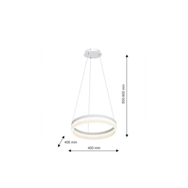 MILAGRO ML405 LAMPA WISZĄCA RING 24W LED