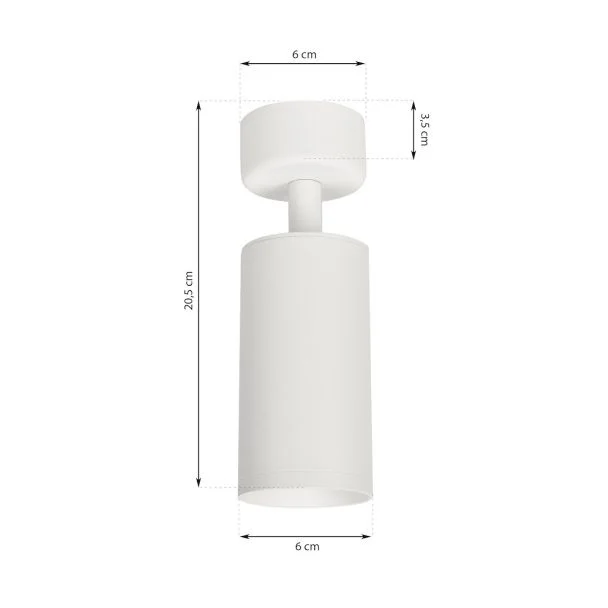 MILAGRO ML6087 Oprawa Mica Spot Biały 1xGU10