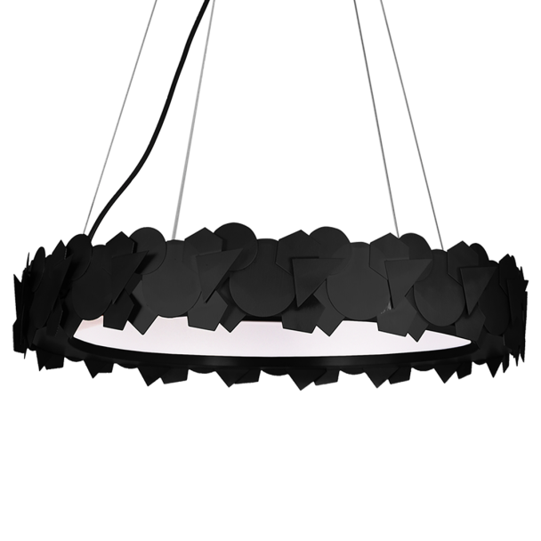 MILAGRO ML6157 Lampa wisząca SOHO BLACK 24W LED