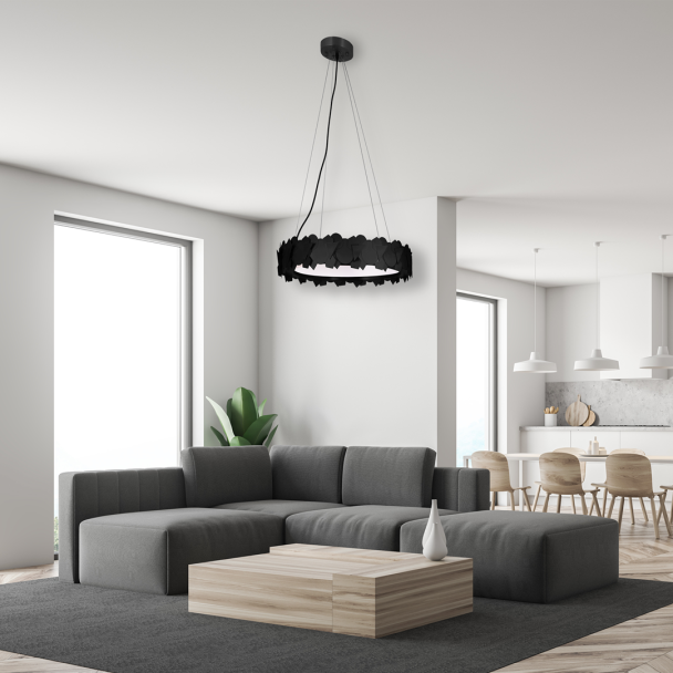 MILAGRO ML6157 Lampa wisząca SOHO BLACK 24W LED