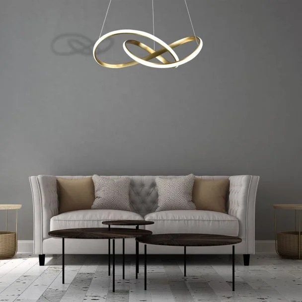 MILAGRO ML6772 LAMPA WISZĄCA CAPPIO GOLD 36W LED