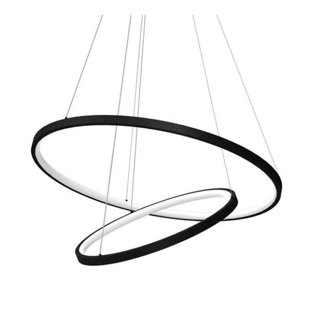 MILAGRO ML7942 Lampa wisząca ROTONDA BLACK 51W LED
