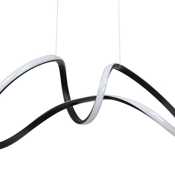 MILAGRO ML7951 Lampa wisząca TESORO BLACK 48W LED