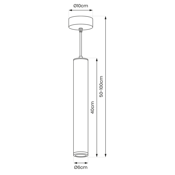 MILAGRO ML8869 Lampa wisząca PORTER WHITE 1xGU10