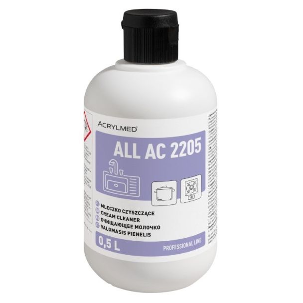 ALL AC 2205 mleczko czyszczące do czyszczenia emalii, ceramiki, garnków