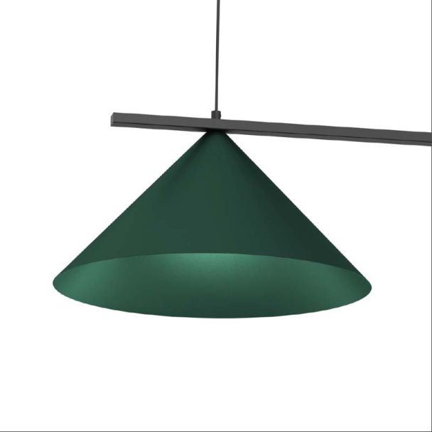 MILAGRO MLP1529 Lampa wisząca CAPITAL BLACK/GREEN 2XGX53