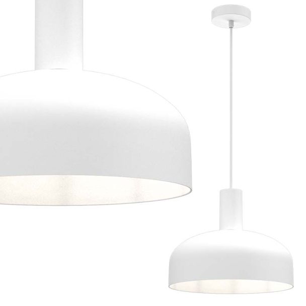 MILAGRO MLP1552 Lampa wisząca VISBY WHITE 1xE27