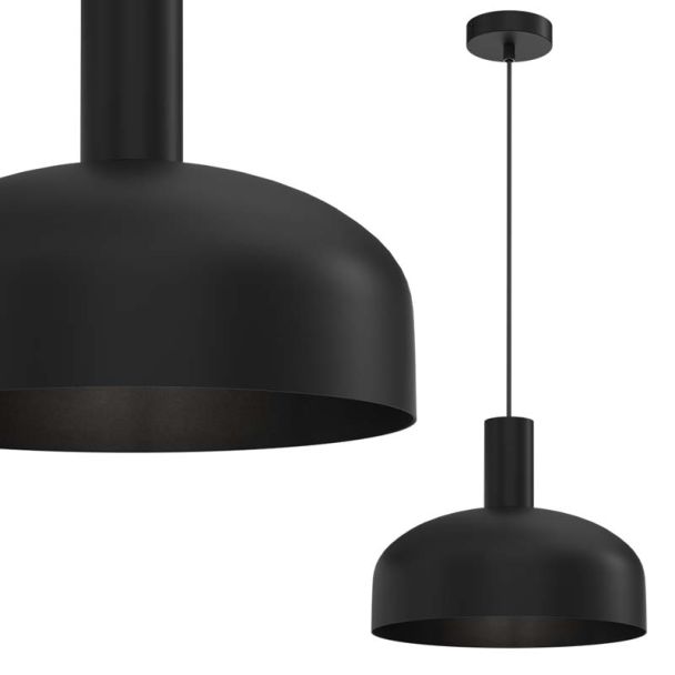 MILAGRO MLP1553 Lampa wisząca VISBY BLACK 1xE27