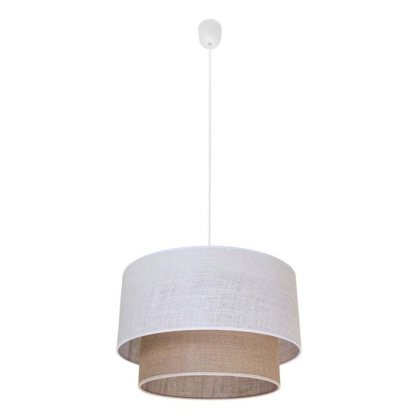 MILAGRO MLP1826 Lampa wisząca BUENO jasny + natura 1xE27
