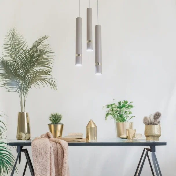 MILAGRO MLP2333 Lampa wisząca JOKER CASHMERE/GOLD 3xGU10 (koło)
