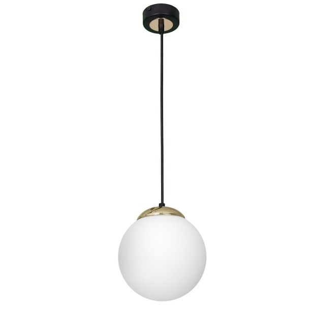 MILAGRO MLP6495 Lampa wisząca SPARTA BLACK / GOLD 1xE27