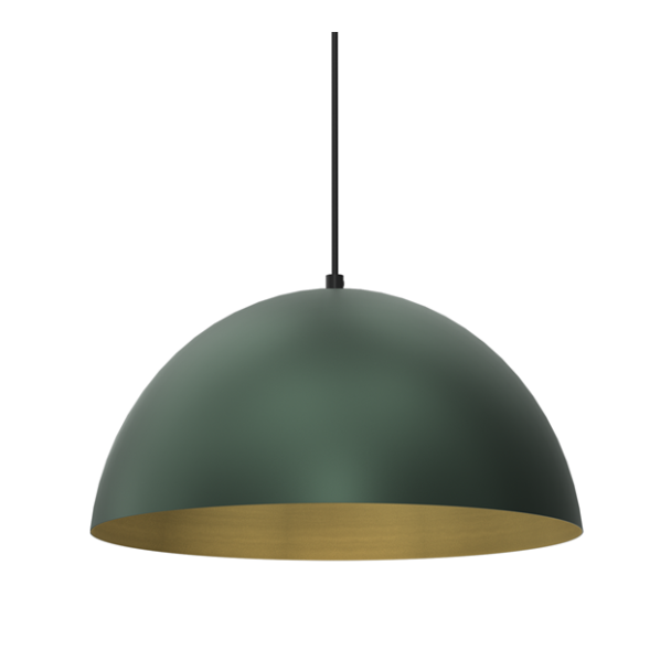 MILAGRO MLP8286 Lampa wisząca BETA GREEN/GOLD 1xE27 35cm