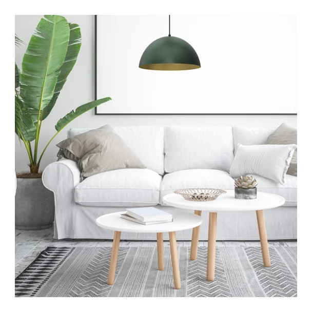 MILAGRO MLP8286 Lampa wisząca BETA GREEN/GOLD 1xE27 35cm