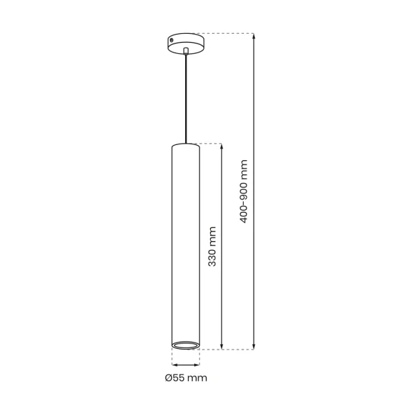 MILAGRO MLP8798 Lampa wisząca HUDSON WHITE 1xGU10