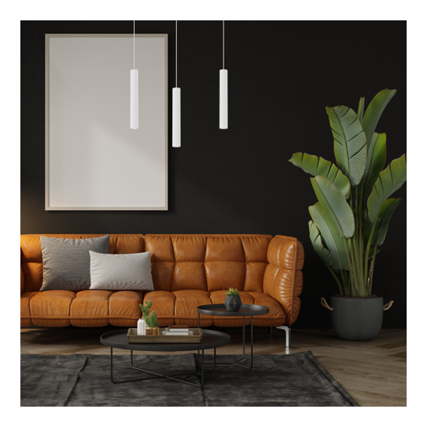 MILAGRO MLP8799 Lampa wisząca HUDSON WHITE 3xGU10