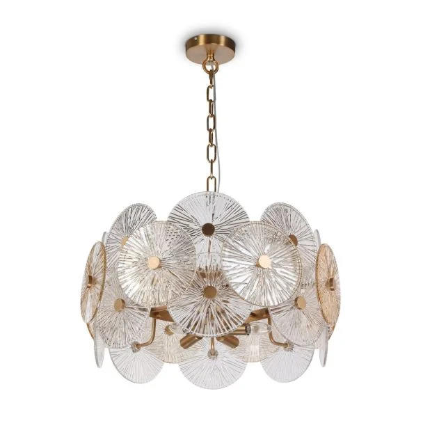 MAYTONI Aster MOD007PL-08G Lampa wisząca - kolor Złoty