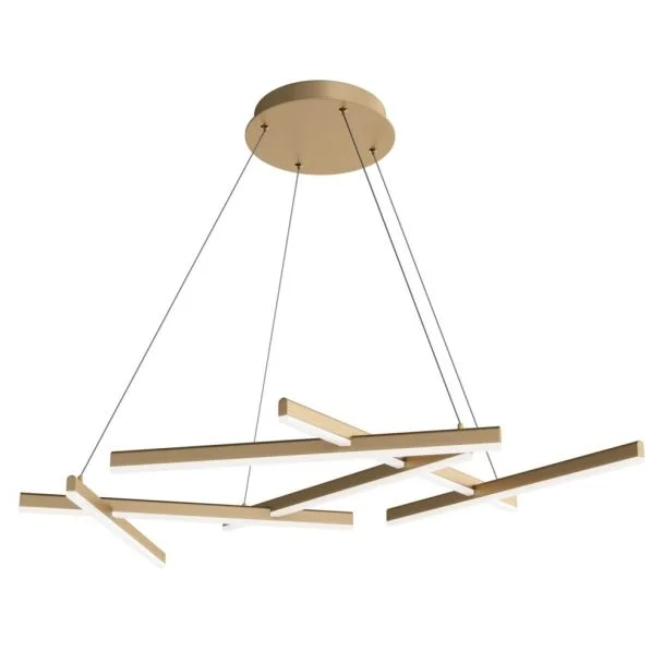 MAYTONI Line MOD016PL-L75MG4K Lampa wisząca - kolor Matowy Złoty
