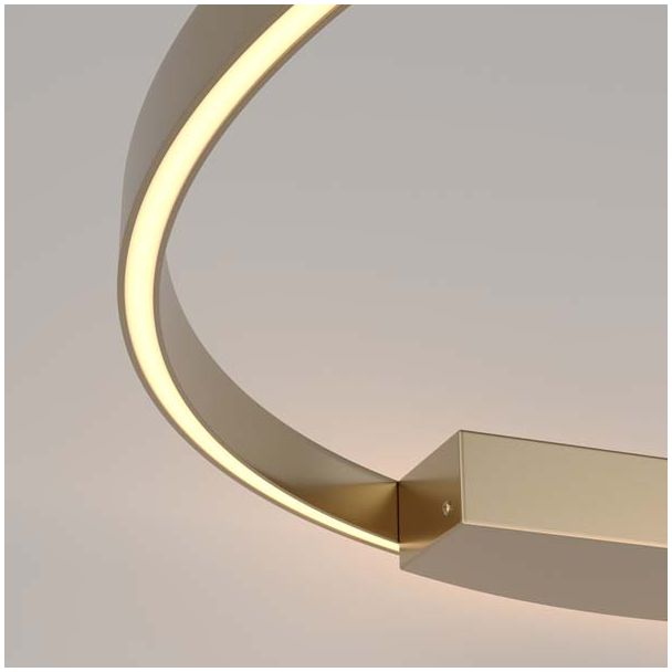 MAYTONI MOD058WL-L50BS3K Rim lampa ścienna mosiądz