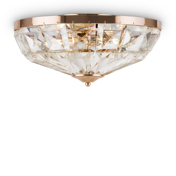 MAYTONI Facet MOD094CL-04G Lampa sufitowa - kolor Złoty