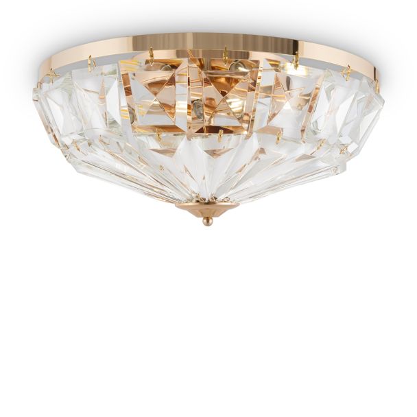 MAYTONI Facet MOD094CL-06G Lampa sufitowa - kolor Złoty