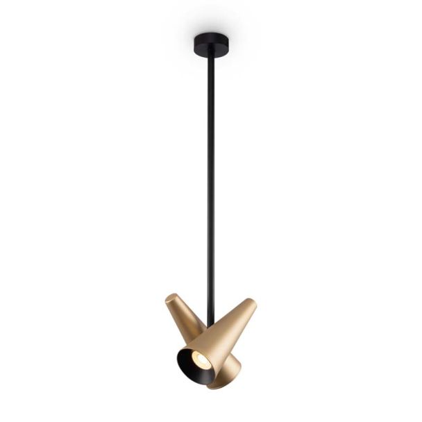 MAYTONI MOD095PL-02BS Giro lampa wisząca mosiądz
