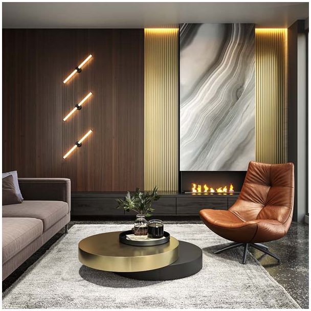 MAYTONI MOD106WL-L16B3K Axis lampa ścienna czarny