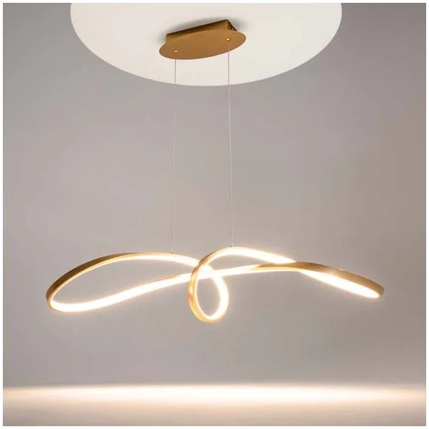 MAYTONI MOD156PL-L52G4K Curve lampa wisząca złoty