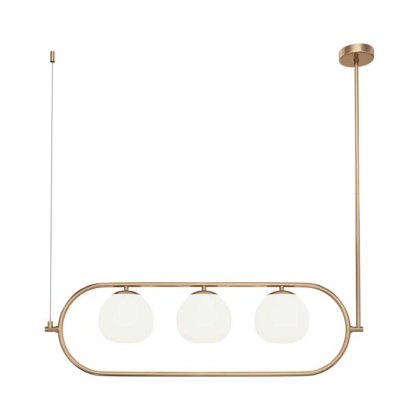MAYTONI MOD221PL-03BS Erich lampa wisząca mosiądz