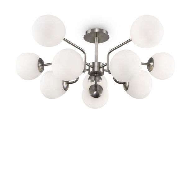 MAYTONI MOD221PL-10N Erich lampa wisząca nikiel