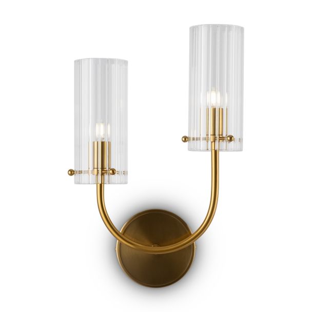 MAYTONI Arco MOD223WL-02BS1 Lampa ścienna - kolor Mosiądz