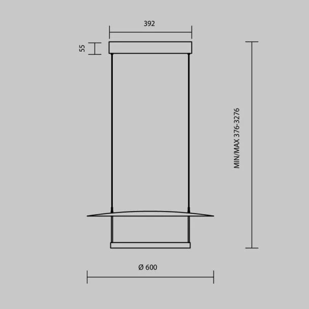 MAYTONI MOD280PL-L30B3K1 Ambience lampa wisząca