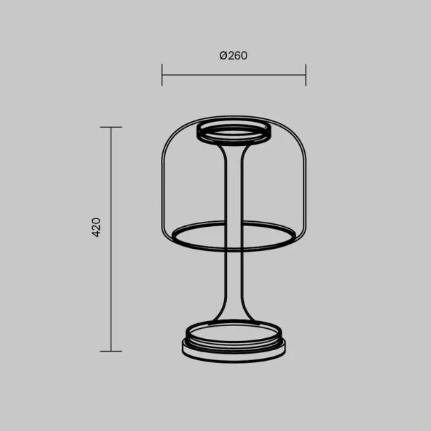 MAYTONI MOD286TL-L18G3K Spirito lampa stołowa